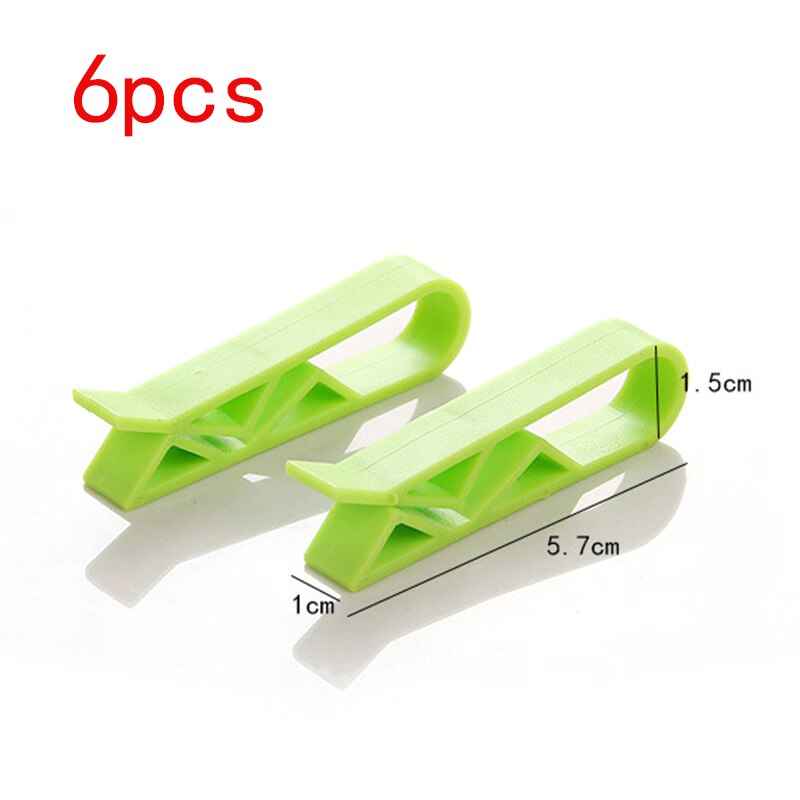 2 PCS Universal Trash Bag Fixed Clip Waste Basket Rubbish Clamp Portable Bin Garbage Clips Household Kitchen Bathroom Gadgets: 6pcs