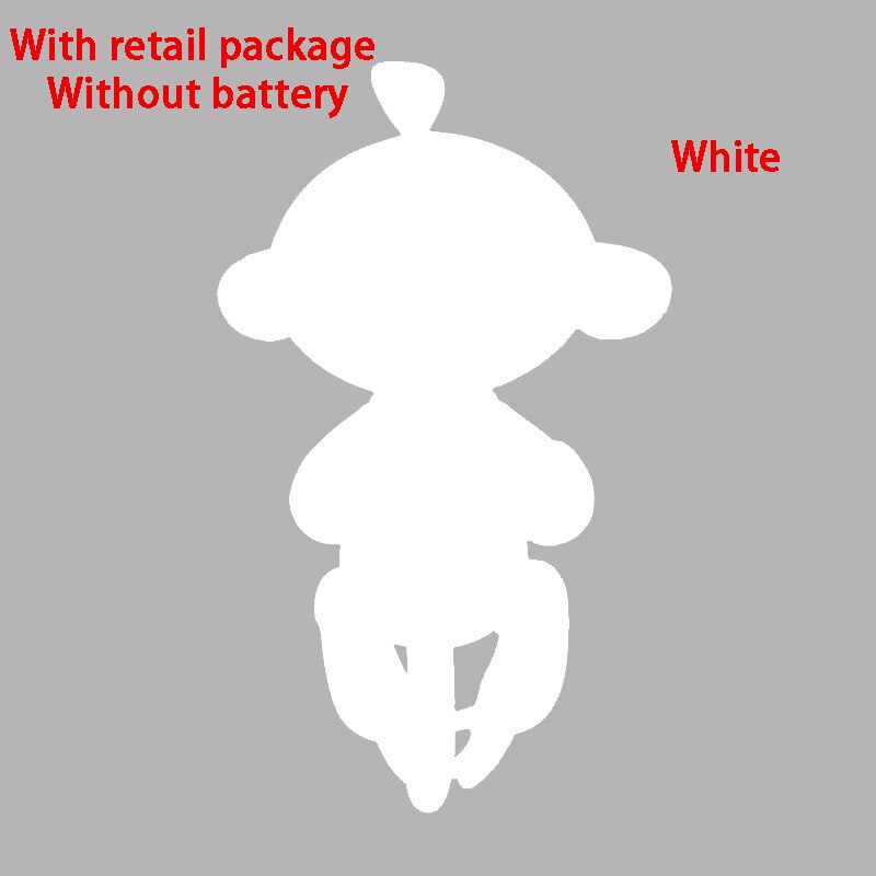 Monos interactivos de unicornio de 6 colores, juguetes de inducción inteligentes, los mejores para niños: White