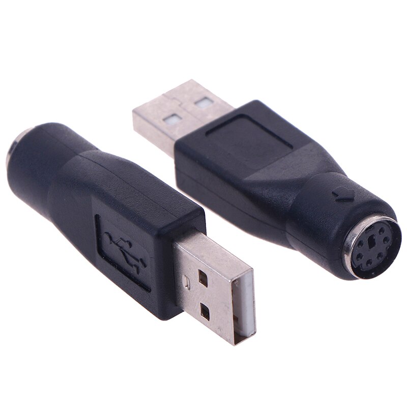 USB naar PS2 Adapter RLECS 2 STKS Groene PS/2 Mannelijke naar USB Vrouwelijke Converter Adapter voor Muis en Toetsenbord