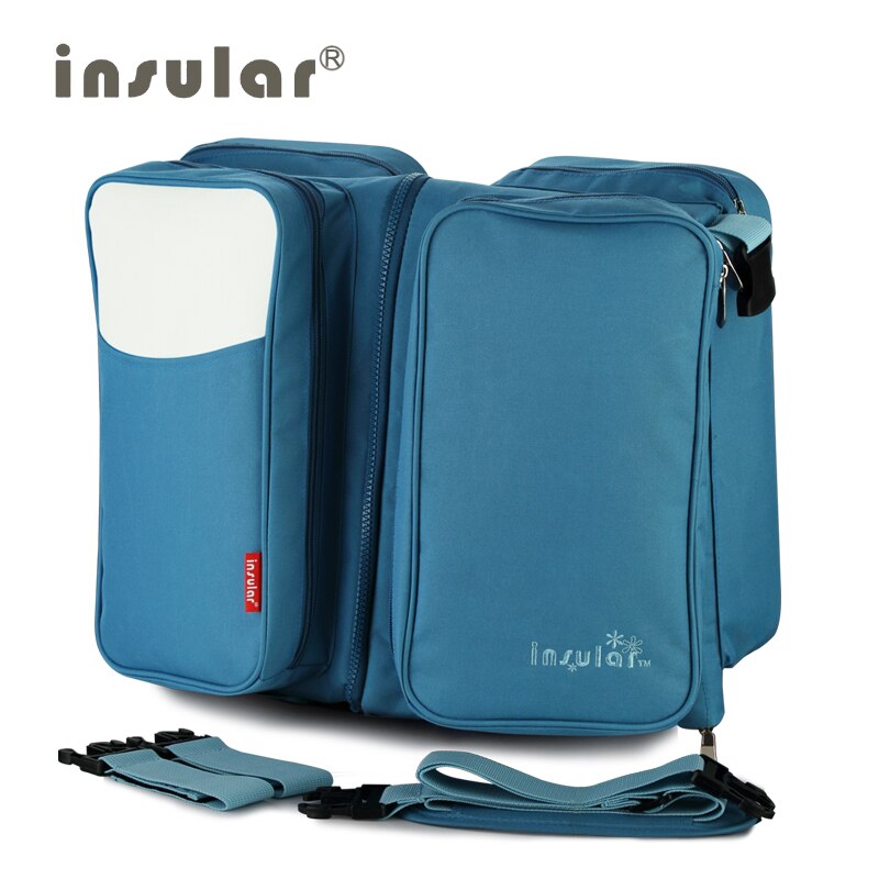 Insular-berceau Portable 2 en 1 multifonction, pour -né, sac de voyage sûr, pliable, lit de bébé, sac de poussette: 10038 Blue