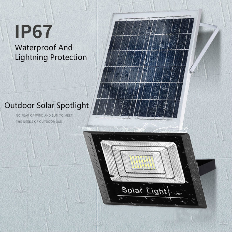 25W/45W/65W Solar Garden Light Outdoor Waterproof LED Floodlight Spotlight Solar Lamp IP67 Outdoor Park Garden Solar Flood Light