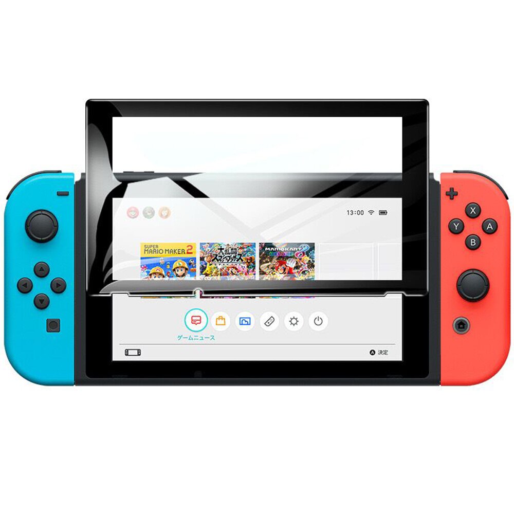 Protetor de tela de toque de vidro temperado película protetora capa completa guarda para nintendo lite ns mini nintend switch