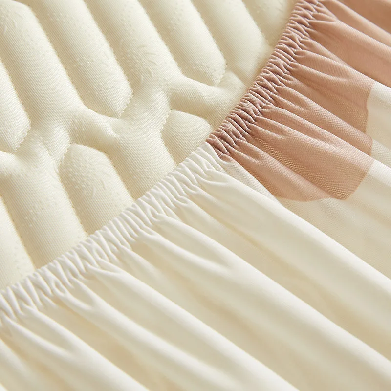 Zomer Verdikte Latex Hoeslaken Antislip Beschermende Sprei Airconditioner Driedelige Set Zomer Slaapmat