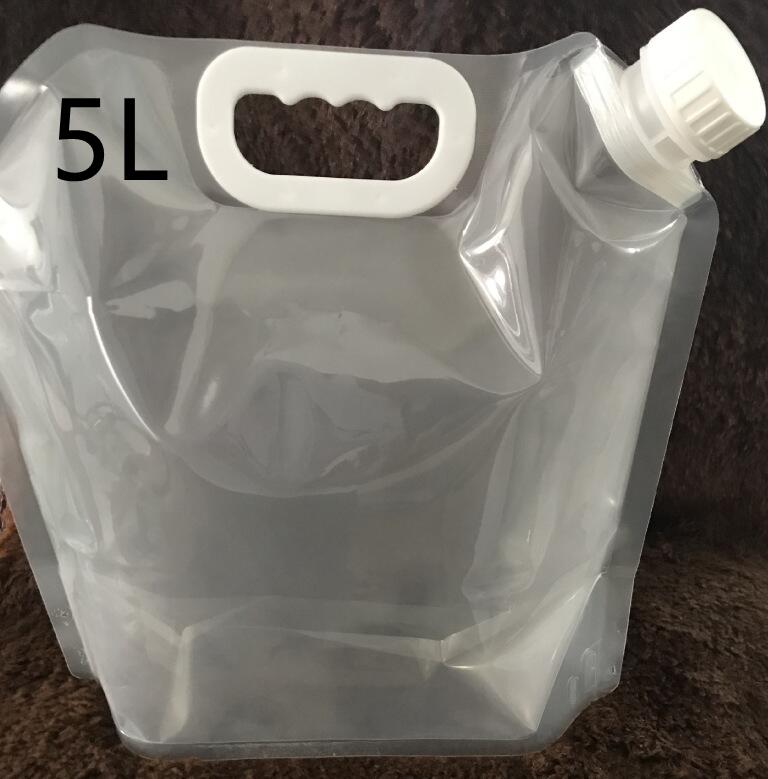 Outdoor Water Zakken Opvouwbare Draagbare Drinken Kamp Koken Picknick Bbq Klimmen Water Container Bag Carrier Auto 5L/10L Water tank