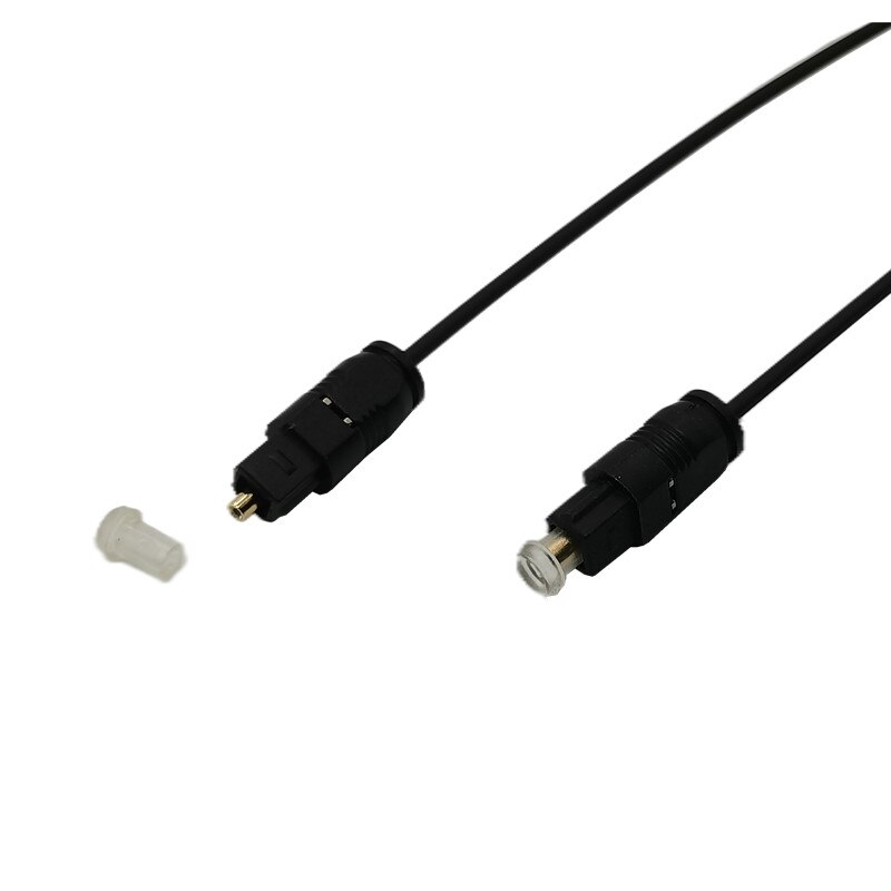 Digital optisk ljudkabel toslink guldpläterad 0.2m spdif md dvd guldpläterad kabel  od 4.0mm /2.2mm