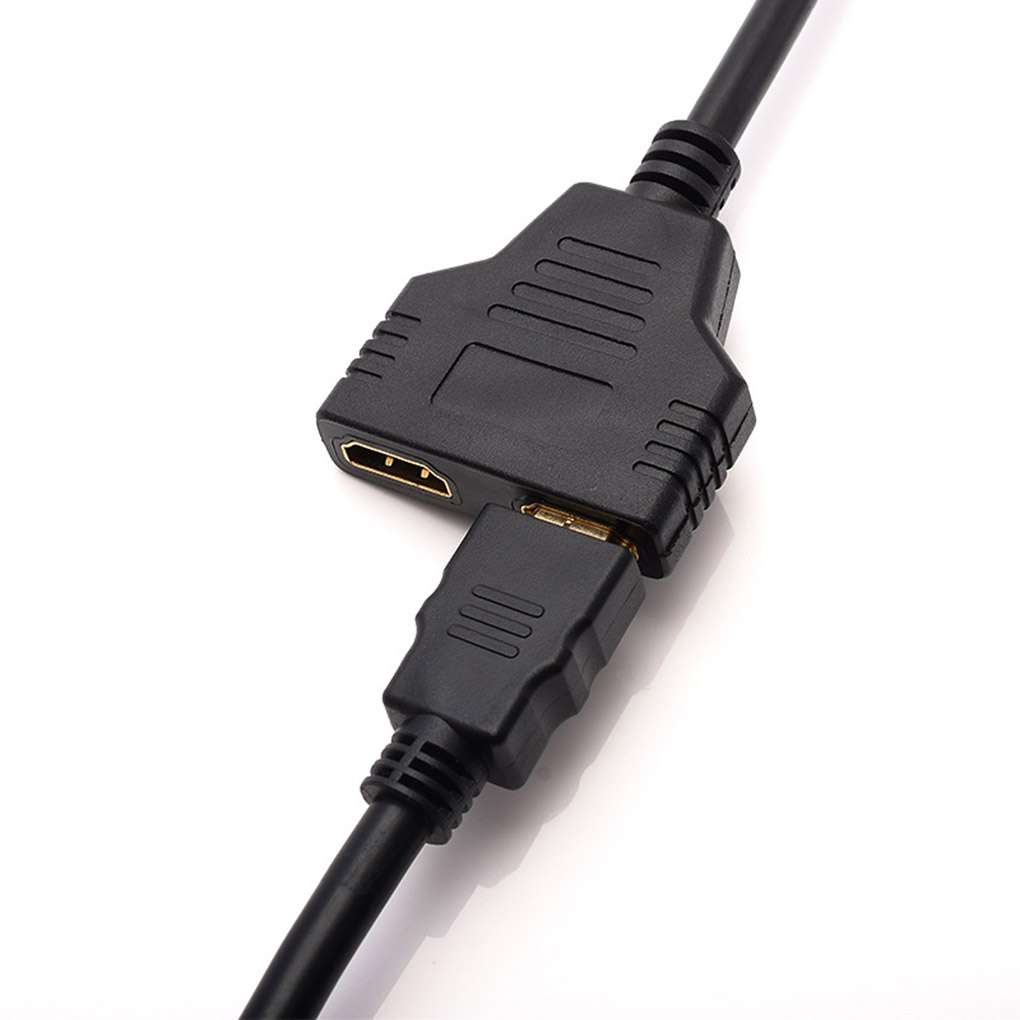 30Cm Kabel Hdmi Splitter Hd 1 Male Naar Dual Hd 2 Vrouwelijke Splitter Kabel Converter Video Adapter Hd Switch voor Pc Display