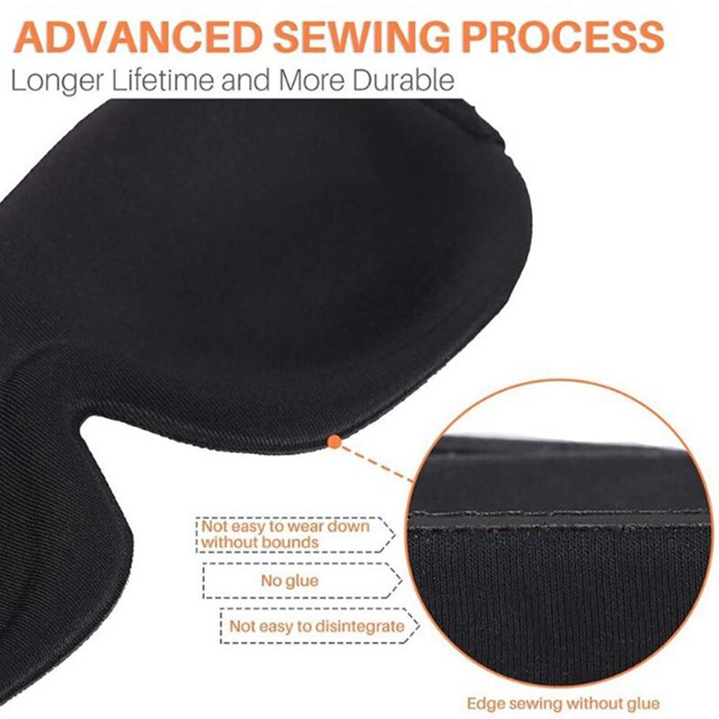 Masked Shade 1pc 3D Natural Sleep Eye Cover Mask Shade Patch Po... – Grandado