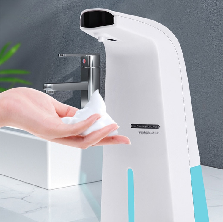 Distributeur automatique de savon sans contact de 300ml, capteur intelligent, liquide, mousse, pour cuisine et salle de bains