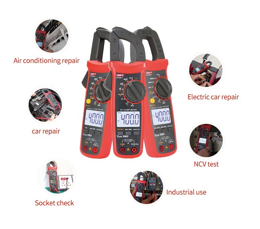 400-600A digital clamp meter automatic range true RMS high precision multimeter