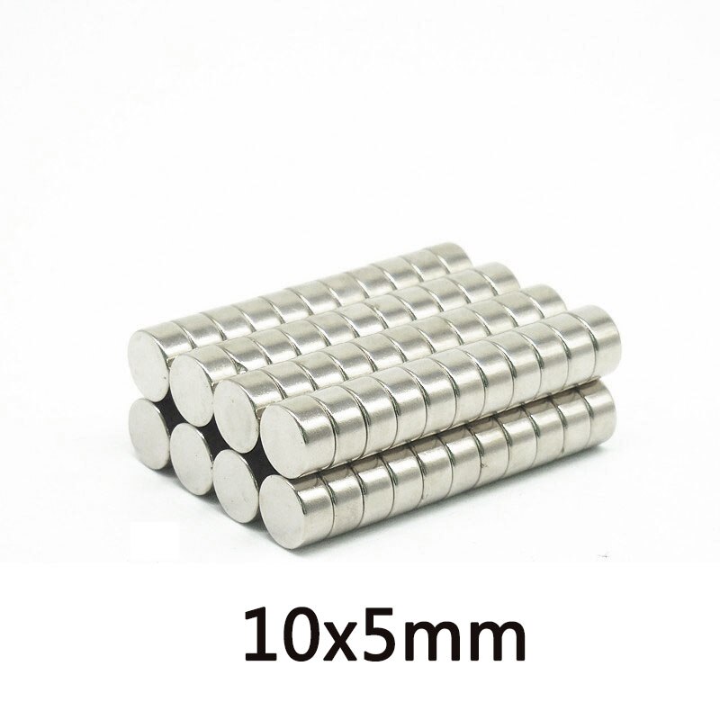 20/50/100 Stuks 10X5 Mm Krachtige Neodymium Schijf Magneten 10Mm X 5 Mm Zoeken Diameter Magneet 10X5 Mm Ronde Magneten 10*5Mm