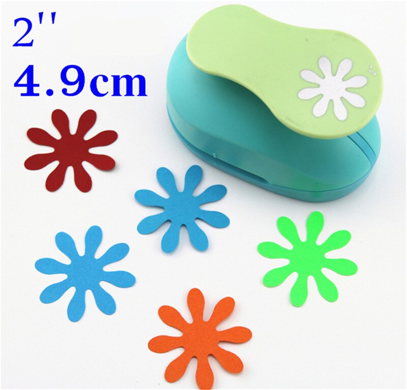 large 2'' 4.8cm oval paper puncher scrapbooking punches craft perfurador diy puncher paper circle cutter3178B: Brown