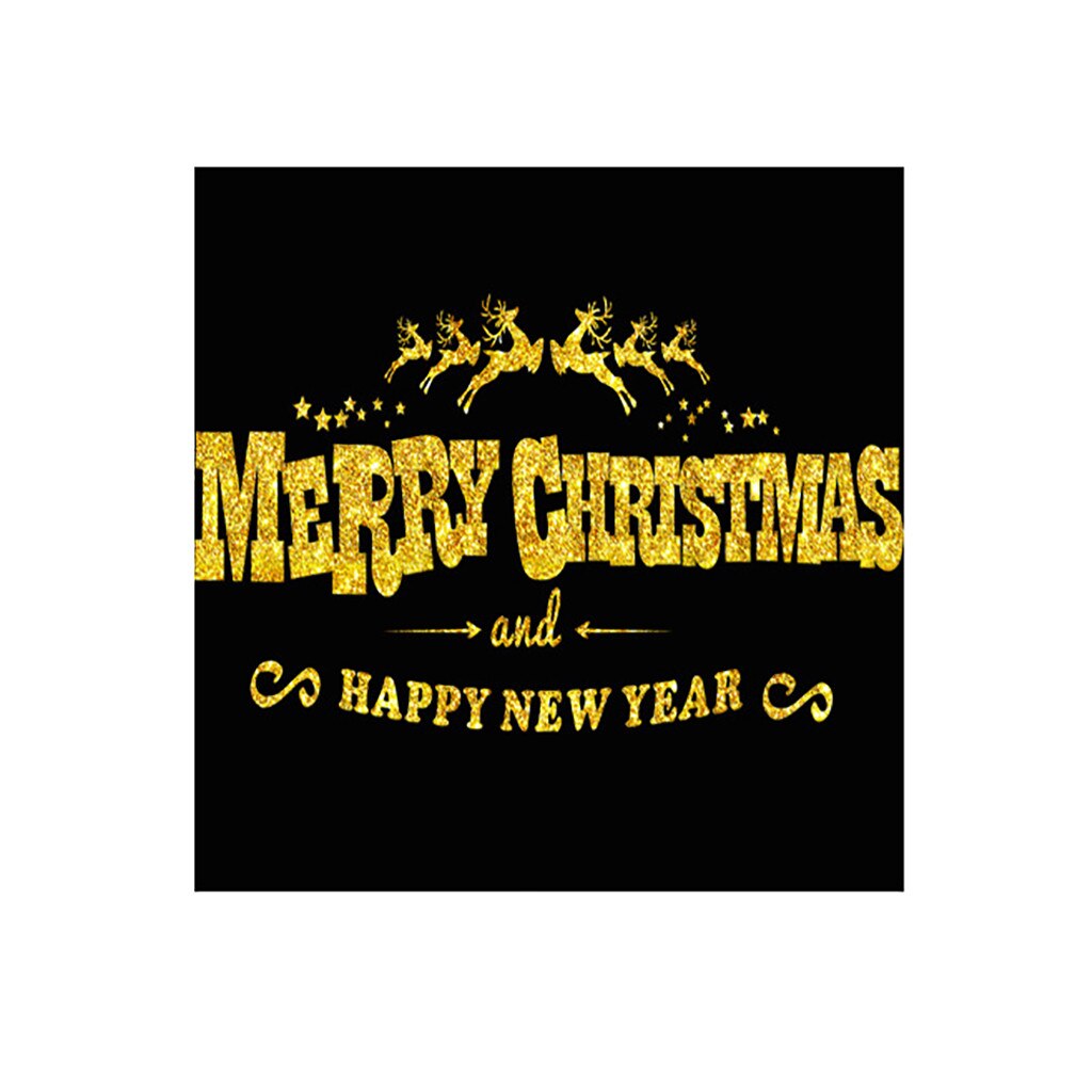 Merry Christmas Window Art Decals Family Room Wall Stickers Murals Decorative Stickers Removable Wall Art Stickers