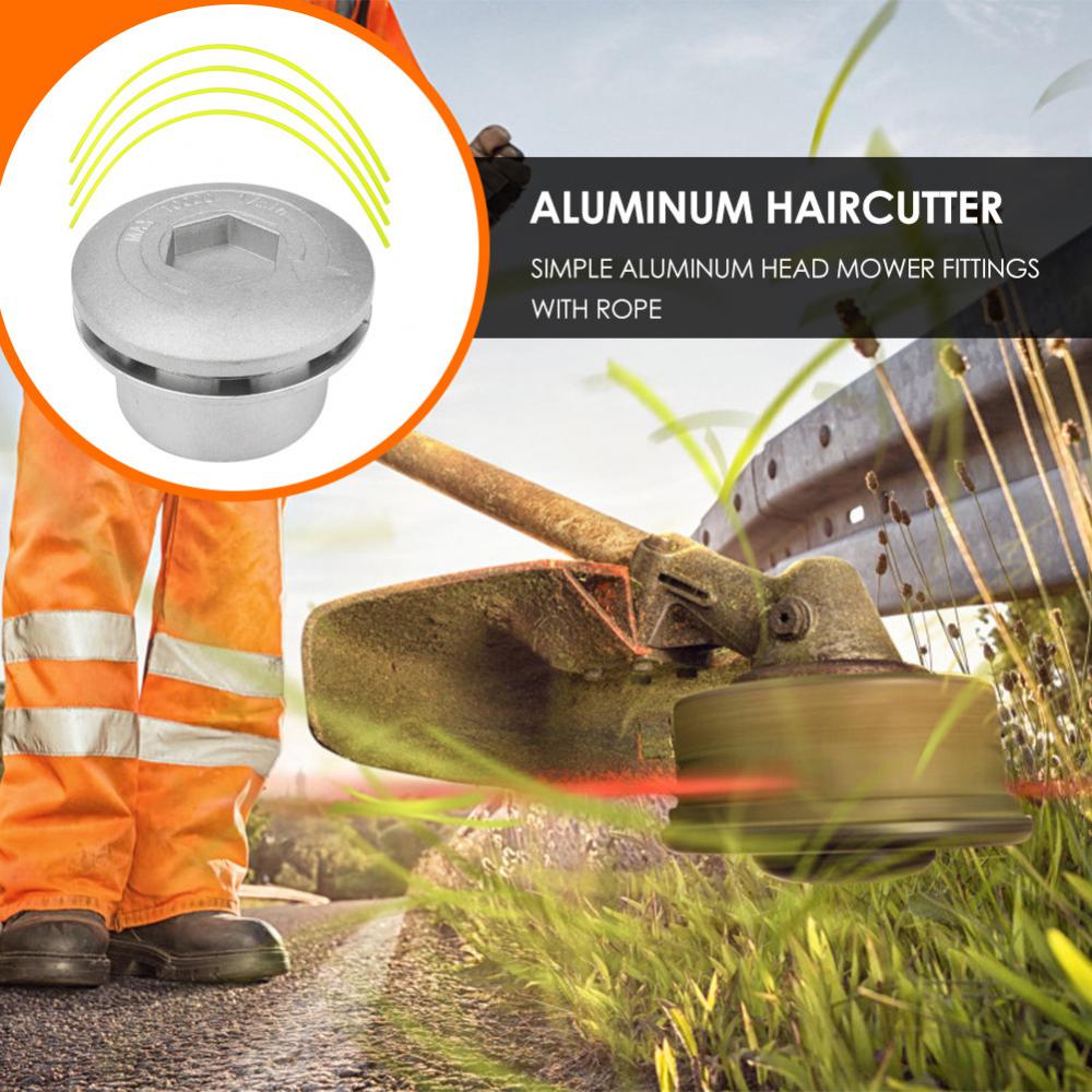 Universal Trimmer Head Aluminium String Set Garden Grass Brush Cutter Bushes Accessories Durable Strimmer Head For Lawn Mower
