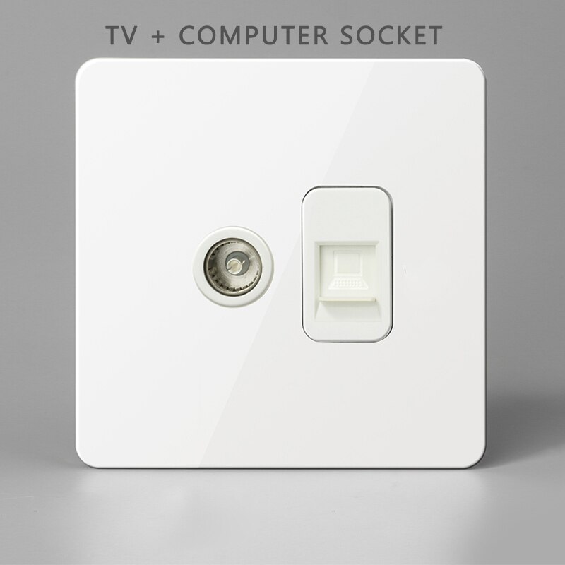 Interrupteur mural en laiton, bouton à bascule en métal vintage 220v 1/2/3/4 gangs .2 voies 10a interrupteurs pour salon levier en laiton panneau blanc: Télévision et ordinateur