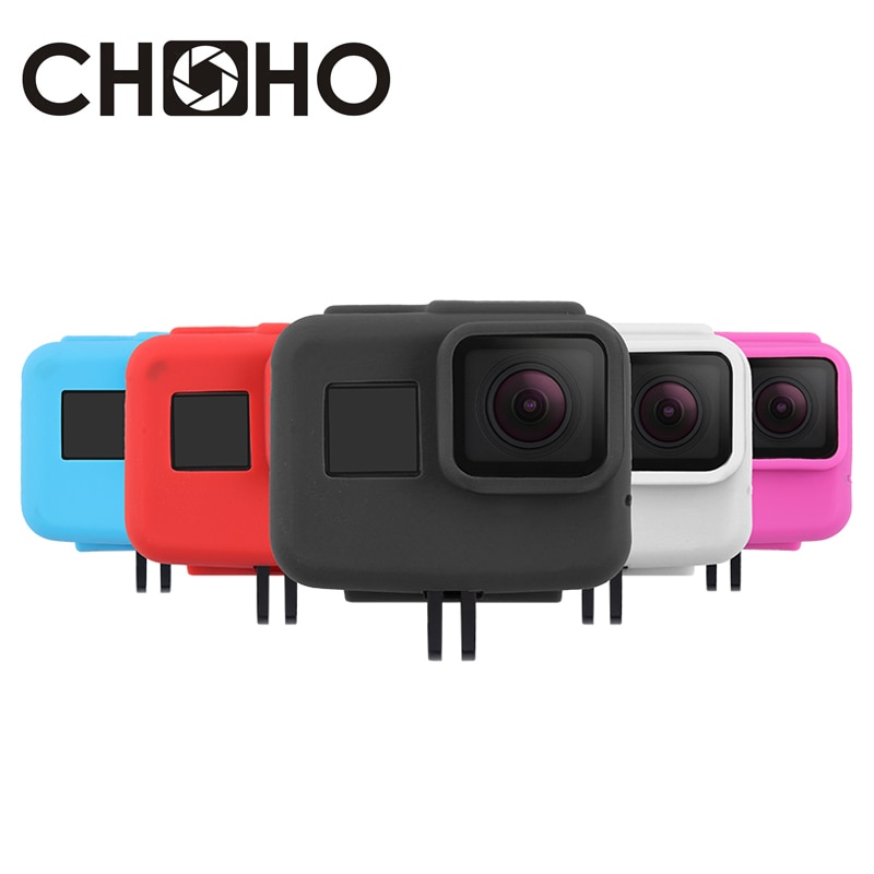 Voor Gopro Hero 5 6 7 Zwart Accessoires Beschermende Frame Case Standaard Behuizing Zachte Rubberen Siliconen Shell Protector