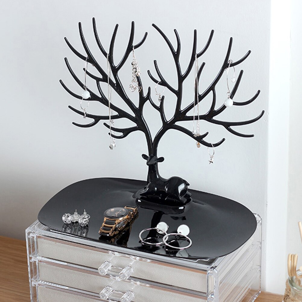 Little Deer Jewelry Stand Display Jewelry Organizer Tray Tree Earring Holder Necklace Ring Pendant Bracelet Display Storage Rack