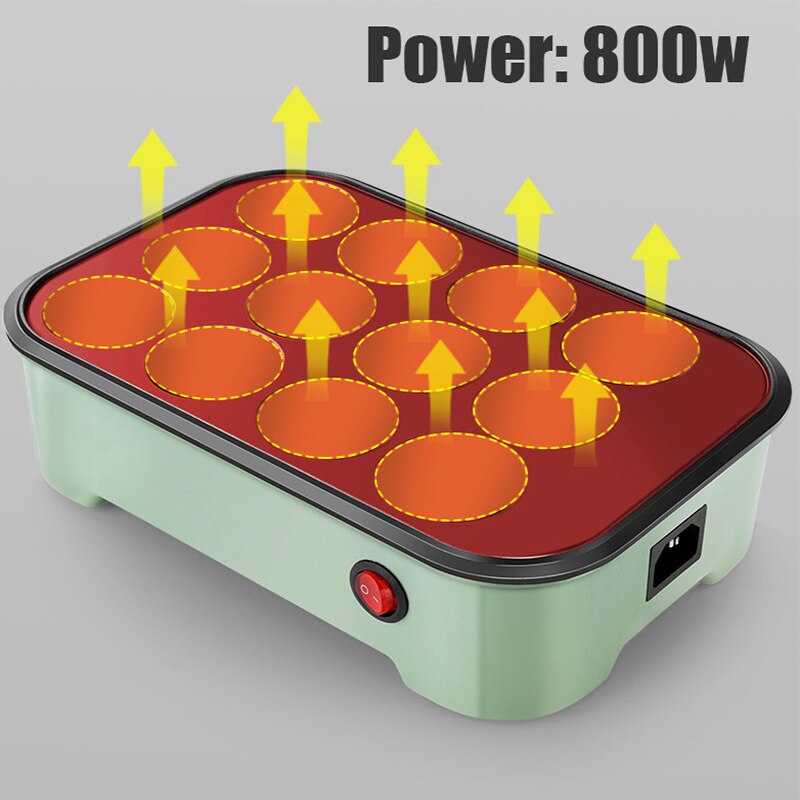 Octopus Ball Maker Takoyaki Baking Pan Electric Taiyaki Machine Sausage Hotdog Eggs Omelette Grill Japanese Fish-Shape Cake Oven