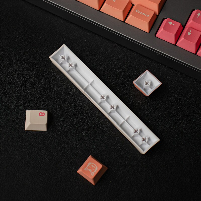 GMK Orange Boi Keycaps Cherry Profile DYE-Sub Mechanical Keyboard Keycap PBT 137 Keys For MX Switch With 6.25U 7U Space Bar