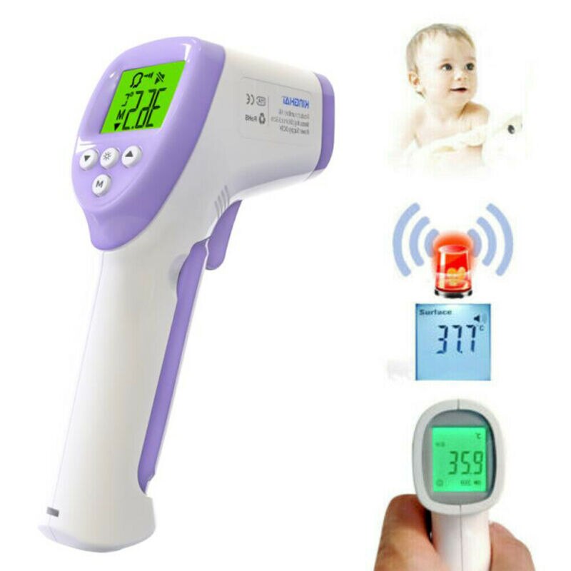Infrared Forehead Thermometer (Without Battery) Non-Contact Infrared Thermometer High Precision