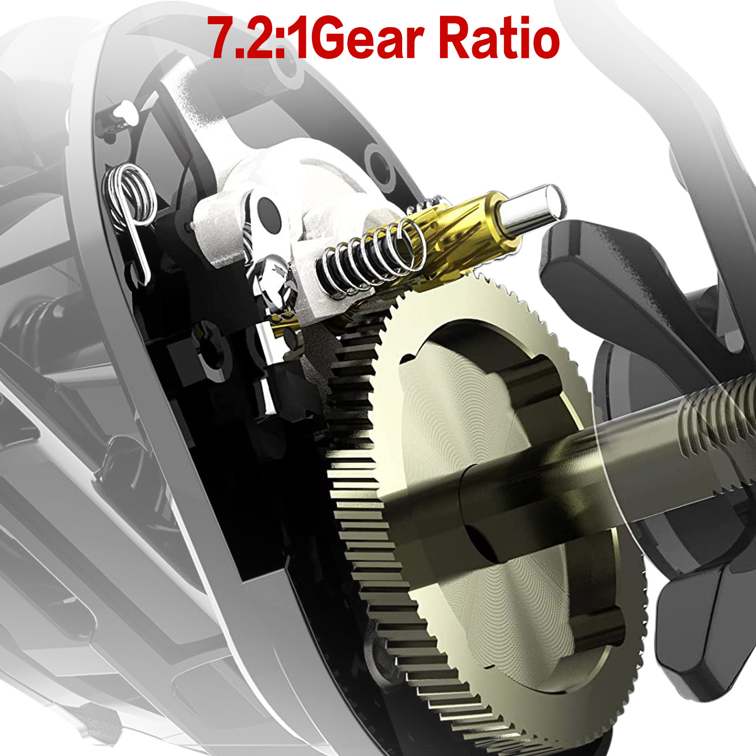 Sougayilang 1.8-2.4m Casting Fishing Combo Telescopic Fishing Rod and 7.2:1 High Speed Fishing Reel with 150M Line Pesca