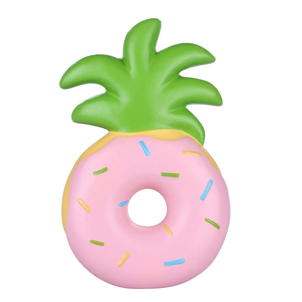 Neue Kreative Ananas Krapfen Squishy Langsam steigend Weichen quetschen Spielzeug Kuchen Duft betonen Linderung für Kind Geburtstag Spaß