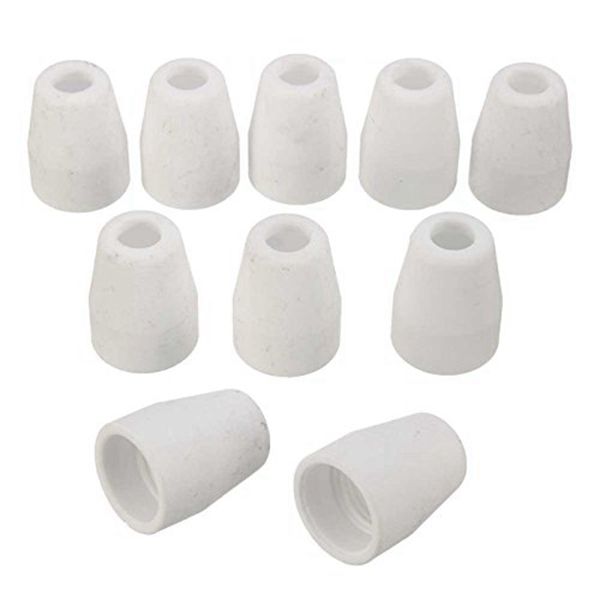 60 Pcs/Set Ceramic + red copper Air Plasma Cutting Cutter Consumables Extended TIP Nozzles Electrode for PT31 LG40 Torch CUT-50D