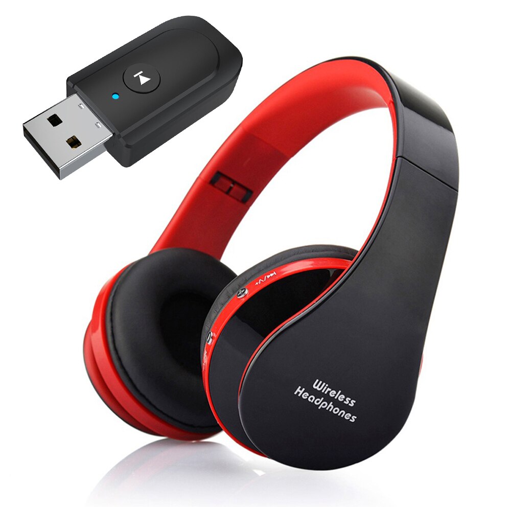 FLOVEME Bluetooth Headphone with Mic Computer TV PC Phone Laptop Tablet Game Wireless Headset Noise Reduction Phone Music Helmet: Red launcher