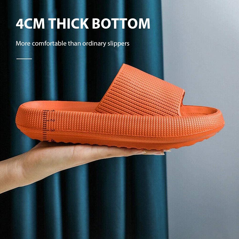 Non-Slip Thick Sole Slippers Massage Slippers Slides Pillow Slides EVA Bathroom Slippers Summer Beach Sandal Slipper Footwear