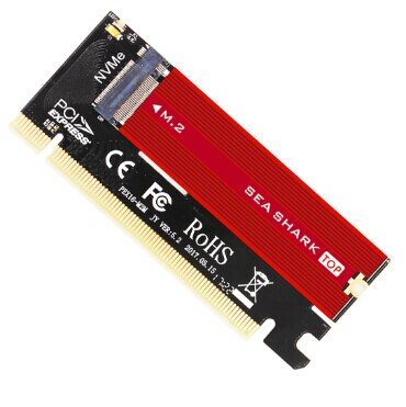 JEYI Swift MX16 M.2 SSD TO PCIE 3.0 X16 Adapter M Key Interface Ccard Suppor PCI Express x16 2280 Size m.2 FULL SPEED: MX16 with Seashark