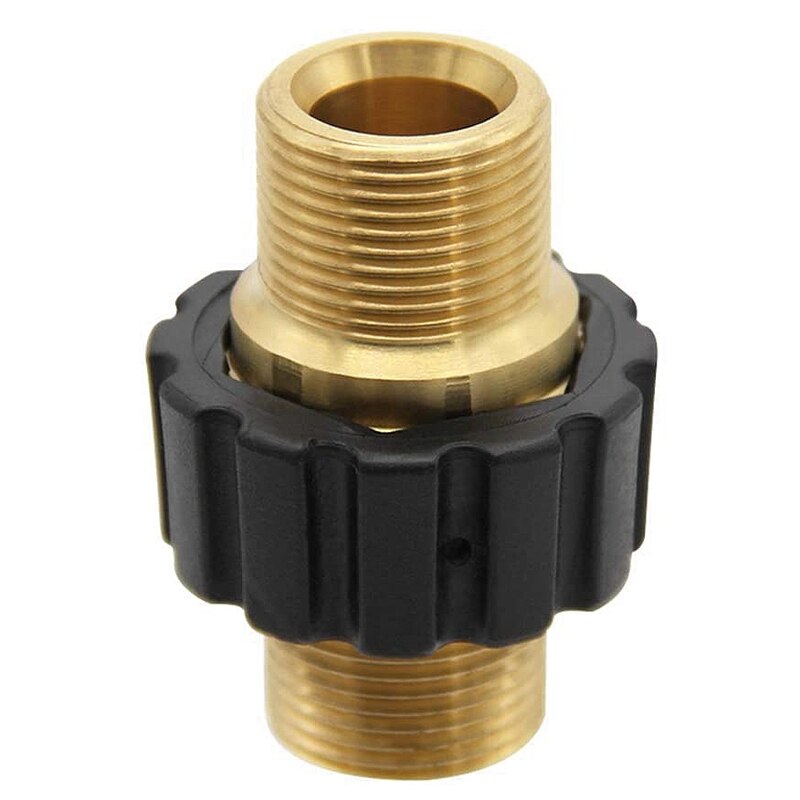 High Pressure Washer Hose Quick Connector M22 Metric Male Thread Car Accessories Garden Hose Fitting