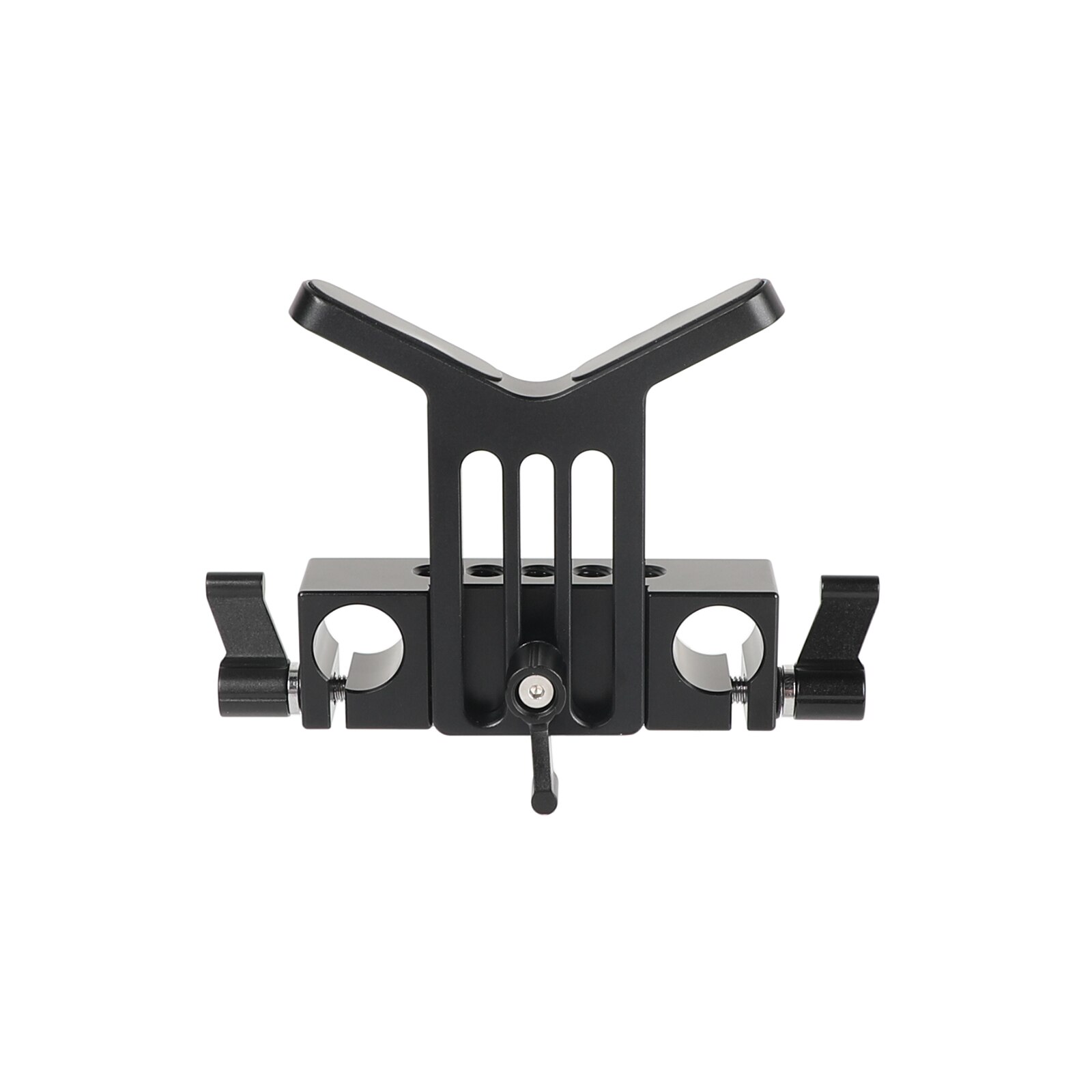 SZRIG Adjustable Lens Y Support Mount Adapter Dual 15mm Rail Block Rod Clamp For DSLR Rig Rod Support System Camera Photo Studio: K0183