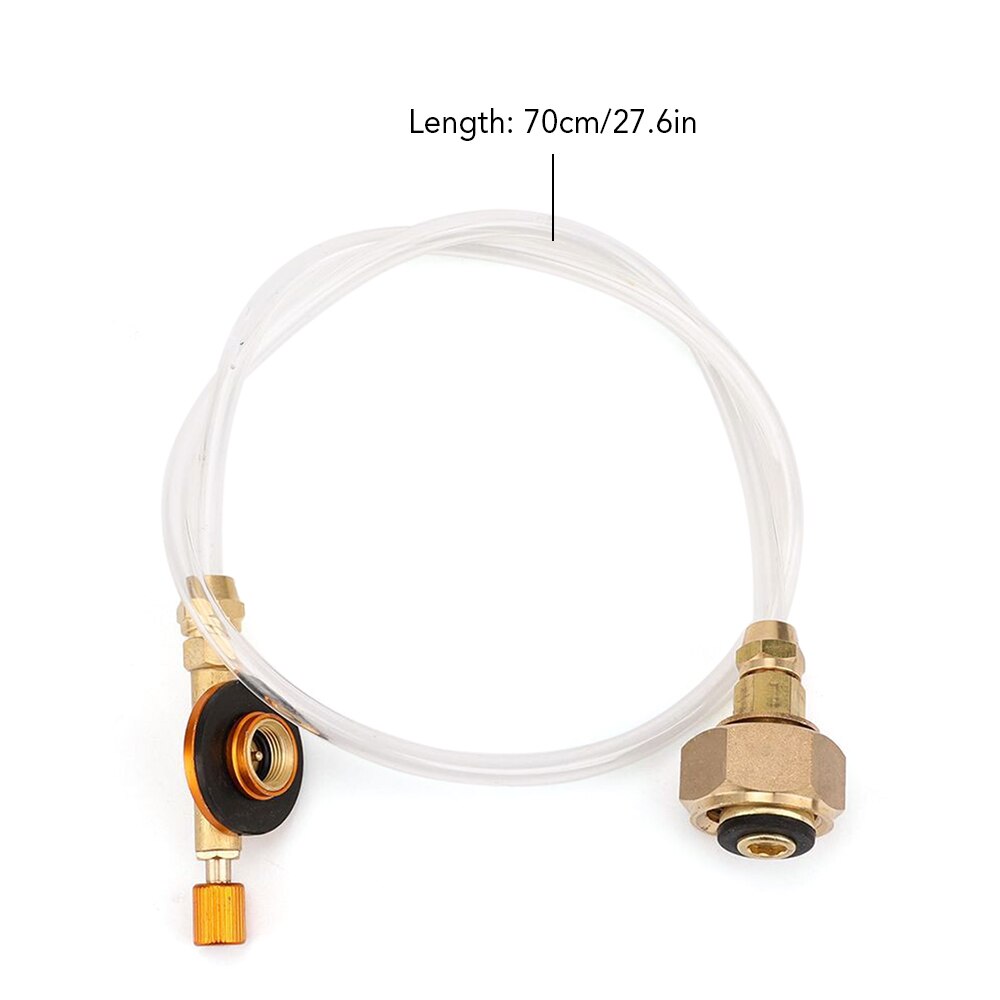 Outdoor Camping Gas Stove Propane Refill Adapter Tank Coupler Adaptor Gas Charging LPG Flat Cylinder Tank Coupler Bottle Adapter: Type C