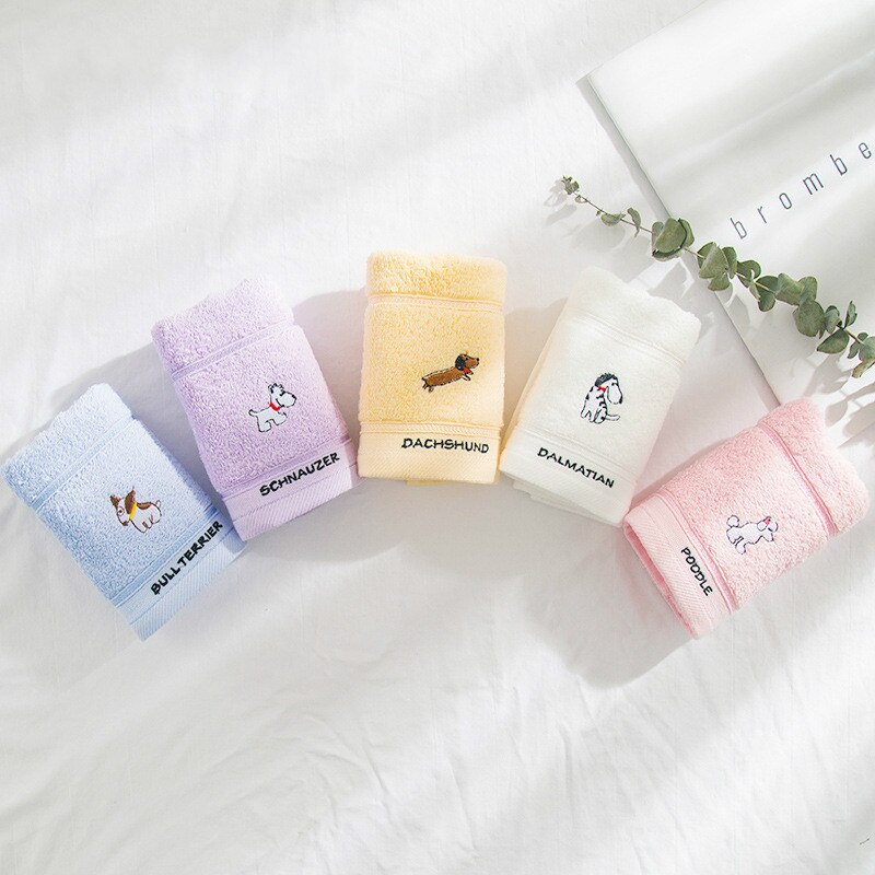 Pure Cotton Children Towel Cartoon Patterns Face Towel Children Wash Small Towel Kindergarten Children Towel Saliva Towel