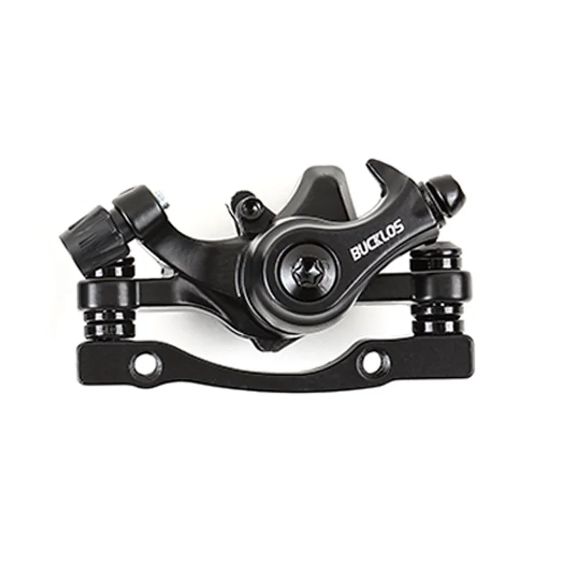 BUCKLOS vtt étrier de frein vélo mécanique jeu de freins à disque pour VTT pousse étrier Piston avec Rotor 160mm: WHITE