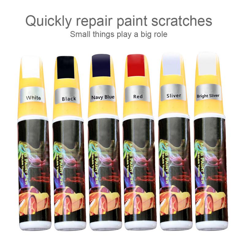 Billak reparation pen ridse reparation pen lak reparation rød sort hvid sølvgrå maling touch pen