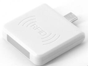 Lector RFID Mini USB para teléfono móvil Android, dispositivo de identificación de 125Khz, EM4100 TK400, OTG Mirco/tipo, más pequeño y rápido, 1 unidad: white typec