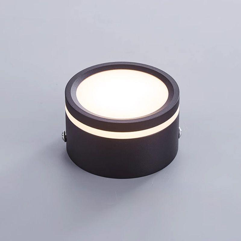 Påbygget led-downlight, sidemonteret, selvlysende loftslampe 5w 7w 9w 12w 15w , nordisk stil, dæmpbar led-downlight spotlight: Blå / 7w / Lilla