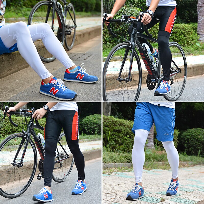 ROCKBROS FREE SHIP Cycling Leggings Leg Sleeves Bike UV Sunscreen Bicycle Fitness Breathable Sports Safety Knee Protector