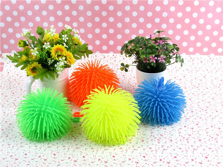 Small Full Dense Hair Bulb Out Light-emitting Toys Children Prize Small Toys