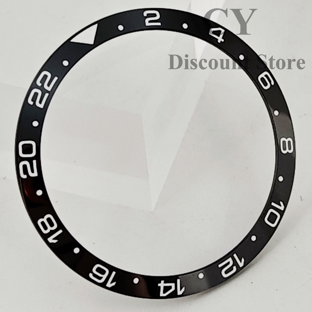 34mm Watch Bezel Insert Bezel Fit Automatic Watch Case For Ring Parts Automatic Watch Replacement: Orange