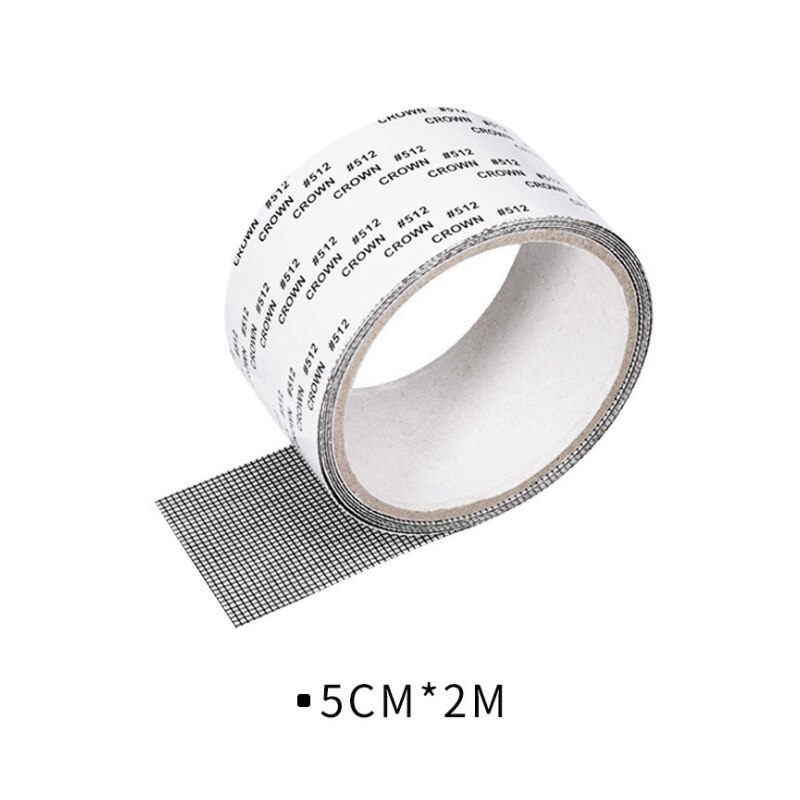 Mosquitera de malla para interiores, mosquitera antimosquitos para puerta y ventana, pegatinas de parche de reparación DIY, novedad de: 5cmX2m Patch Sticker