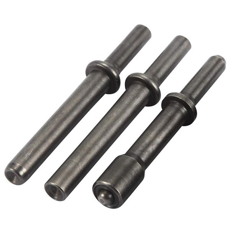 6Pcs Pneumatische Tool Accessoires Hard 45 Staal Solid Air Klinknagel Impact Hoofd Ondersteuning Pneumatische Tool Voor Boren Verwijderen