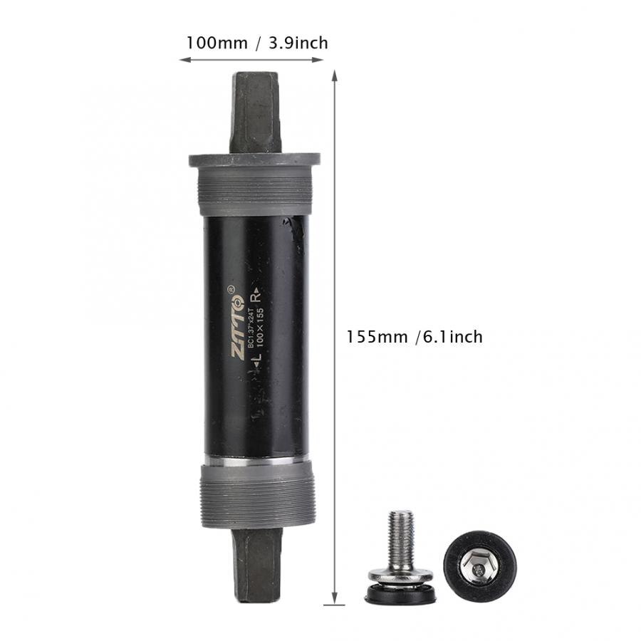 Bicycle Bottom Bracket with Screws Square Tapered Threaded Bottom Bracket 80*142mm 100*155mm 100*177mm: 100x155mm