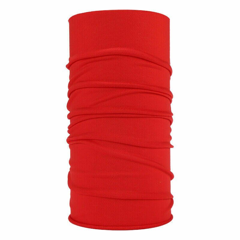 Unisex turban magisk tørklæde udendørs sportscykel ridning pandebånd cykel cykling balaclava halsrør varmere bandanas: Rød
