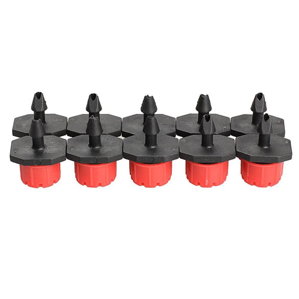 100pcs 1/4 Inch Adjustable Micro Flow Dripper Drip Head Water Dropper Garden Irrigation Misting Water Dropper