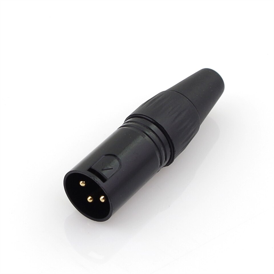 20 pièces fiches xlr mâle et femelle de , pieds plaqués or en cuivre pur, tête de soudage à connecteur xlr style neutrik à 3 broches