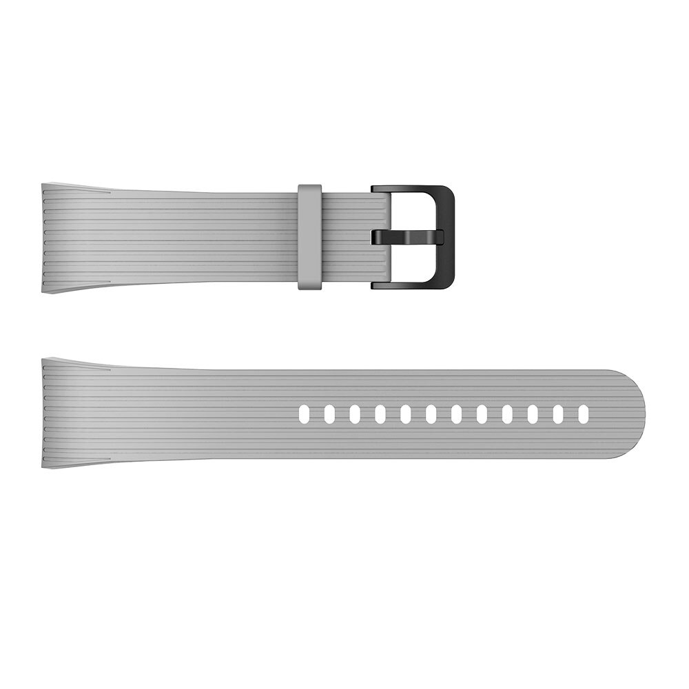 Behua vervangende polsband voor samsung gear fit 2 pro band siliconen polsband voor samsung fit 2 sm-r360 waterdicht l/s maat: Grijs / S-maat