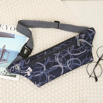 Kleurrijke unisex kleine heuptasjes met leuke prints, dames nylon borst- en schoudertas, all-match canvas draagtas voor heren: 4