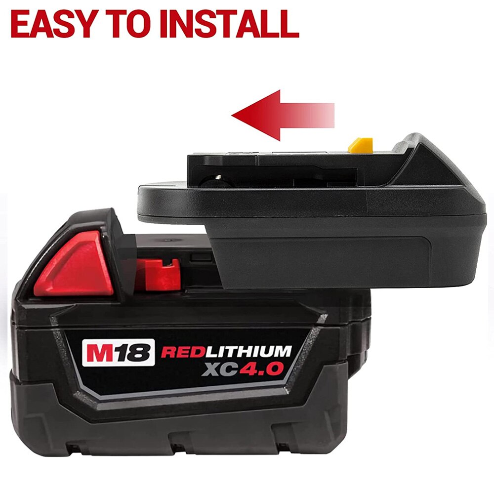 MIL18DL Batterij Converter Adapter Voor Milwaukee M18 Serie Converteren Naar 20 V Batterij Gebruik Voor Dewalt 18/20 Volt Power Tool