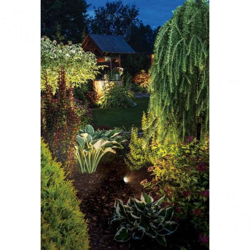 Proyector piqueta para jardin DOPO 463A-G21X1A-02 Geronimo negro